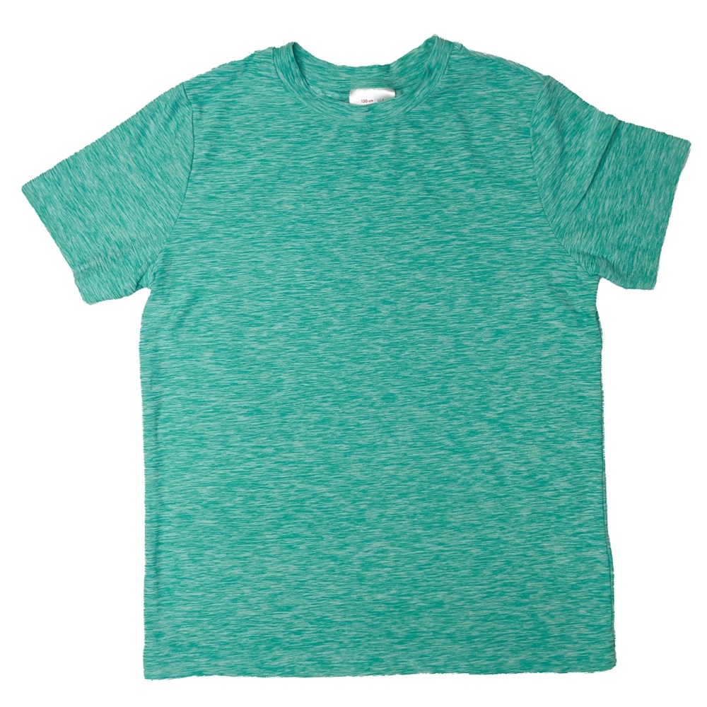 Hanna Andersson Active MadeForSun Short Sleeve Tee - Island Green, size 130(8)